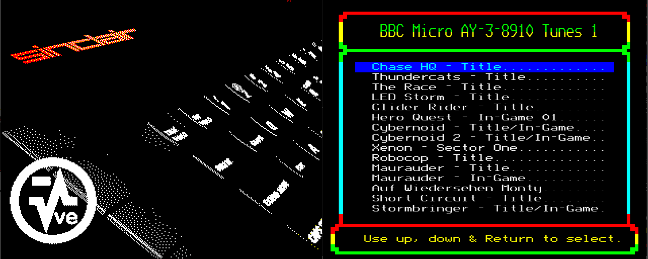 BBC Micro AY-3-8910 Tunes 1