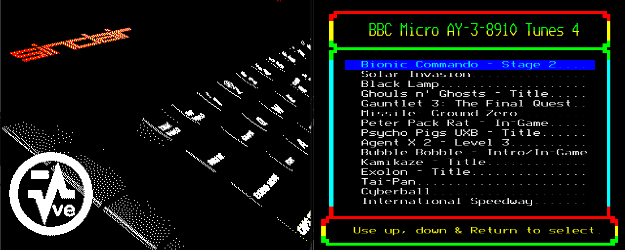 BBC Micro AY-3-8910 Tunes 4