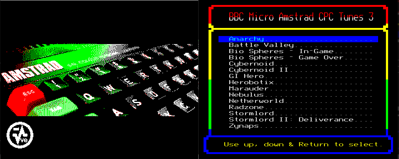 BBC Micro Amstrad CPC Tunes 3