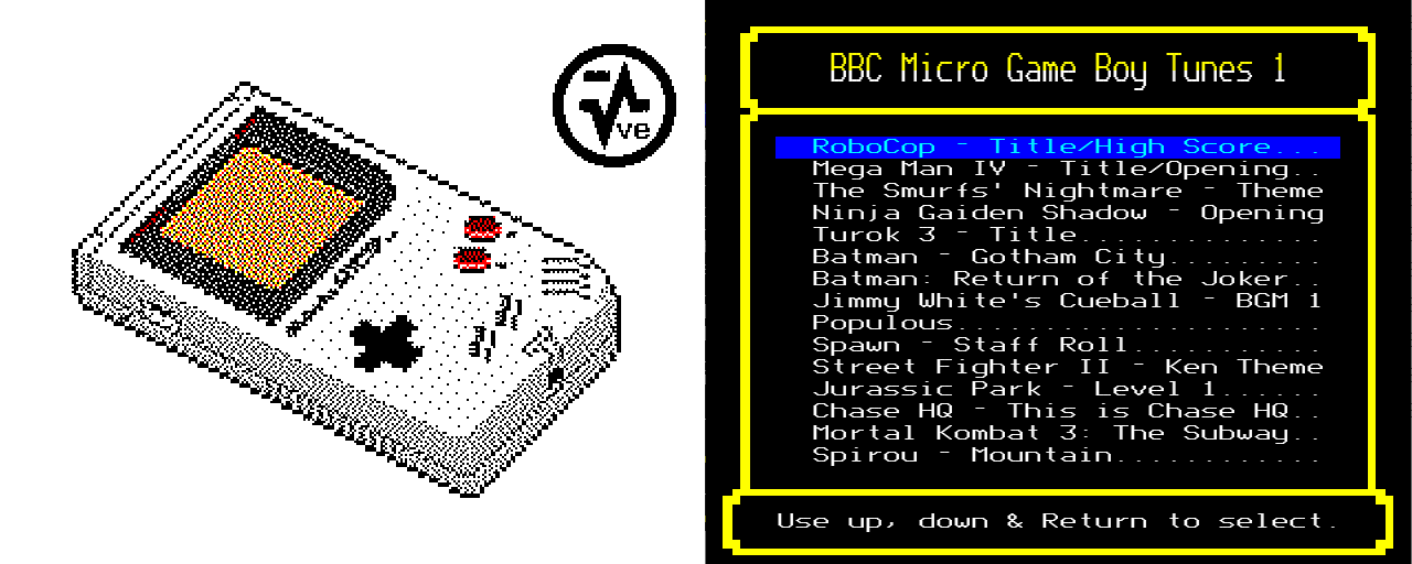 BBC Micro Game Boy Tunes 1