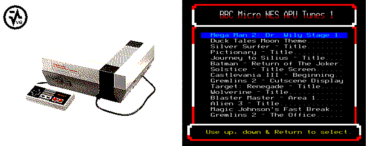BBC Micro NES APU Tunes 1
