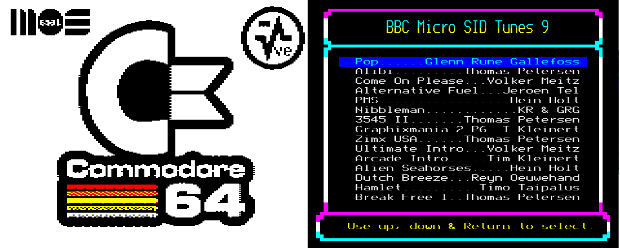 BBC Micro SID Tunes 9